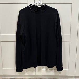 Esntls MOCK NECK LONG SLEEVE black shirt